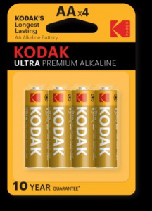 Батарейка Kodak ААх4 ULTRA PREMIUM "Пальчиковая" (4шт/уп) 1/20уп