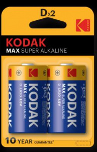 Батарейка Kodak Dх2 MAX SUPER (2шт/уп)