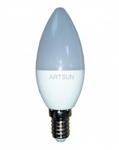 Лампа LED B35 5W E14 4000K ARTSUN  