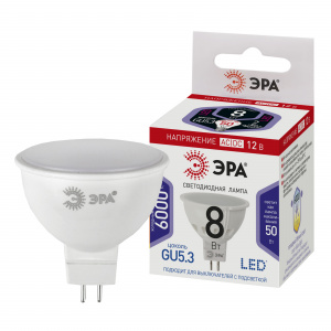 Лампа LED MR16-8W-12V-860-GU5.3 GU5.3 8Вт 6000К ЭРА