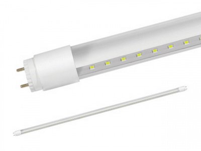 Лампа LED-T8-П-PRO 20Вт 230В G13 6500К 1620Лм 1200мм прозрачная (аналог 36 люм) IN HOME 1/25