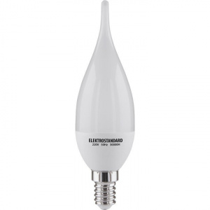 Лампа LED Свеча на ветру SMD 6Вт 220В Е27 3300К (матовый) ES