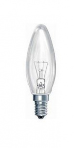 Лампа ЛОН свеча B36 60Вт 220В Е14 (прозрачная)