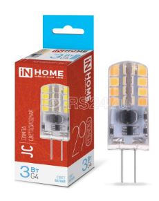 Лампа LED капсула LED-JC 5Вт 12В G4 6500К 480Лм IN HOME