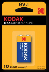 Батарейка Kodak 6LR61 MAX SUPER (Крона) 1/10уп