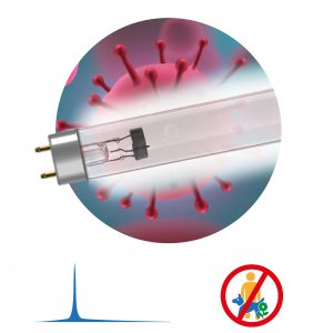 Лампа бактерицидная с УФ излучением UV-C ДБ 30Вт G13 T8 ЭРА 1/25шт