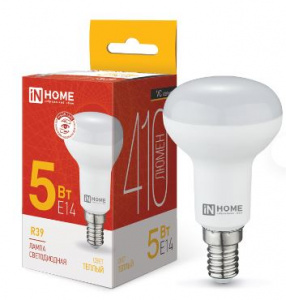 Лампа LED R39-VC 5Вт 230В Е14 3000К 410Лм IN HOME 