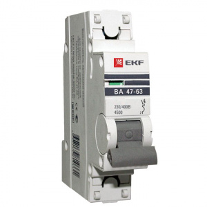 Автоматический выключатель ВА47-63 1п (С) 40А 4,5кА EKF PROxima
